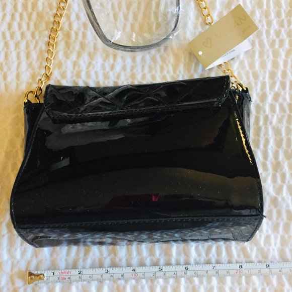 Vegan Est. 2005 Black Cross Body Mini Bag - Picture 5 of 16